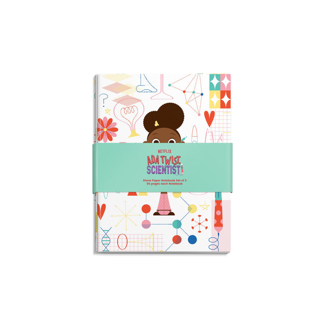 FOLKUS x Netflix Ada Twist Scientist 3 Pack Notebook Set