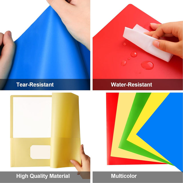 Plastic Folders 100 ct.