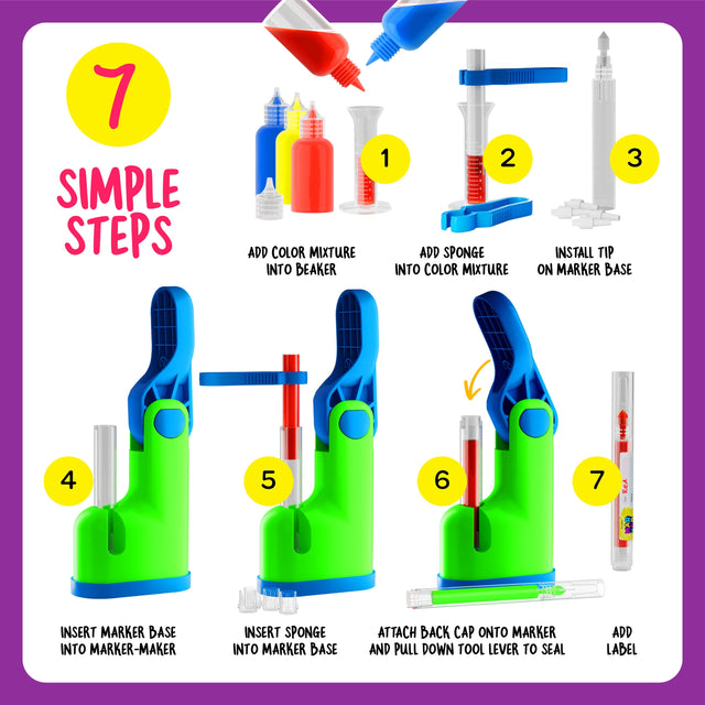 Marker Making Kit For Kids (Case of 5 kits)