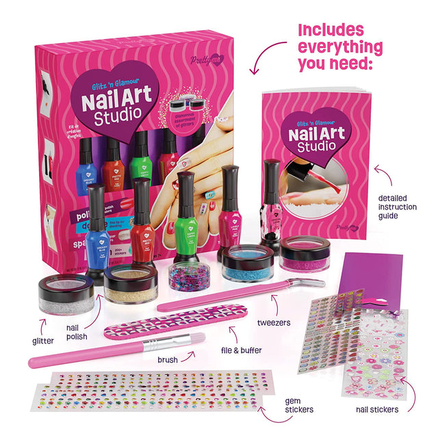 Nail Art Kit for Kids (Case of 5 Kits)