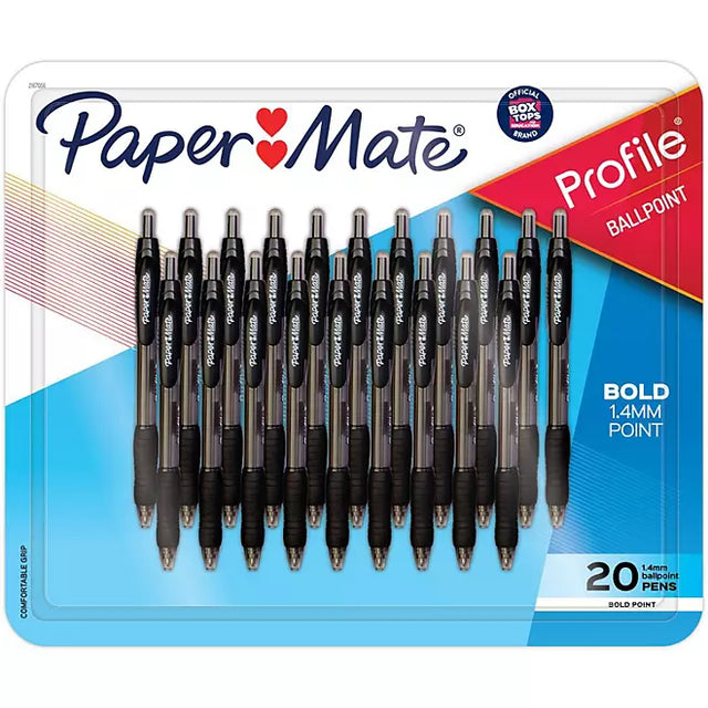 Black Ink Pens 20 CT.