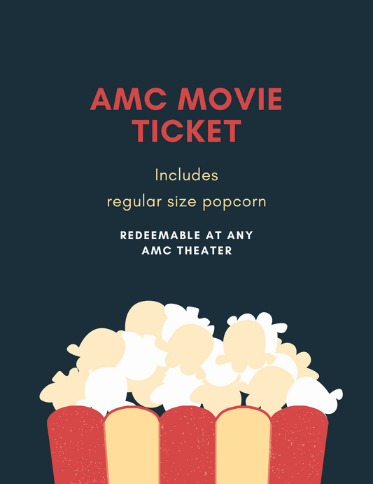 AMC Movie Ticket Voucher + Popcorn