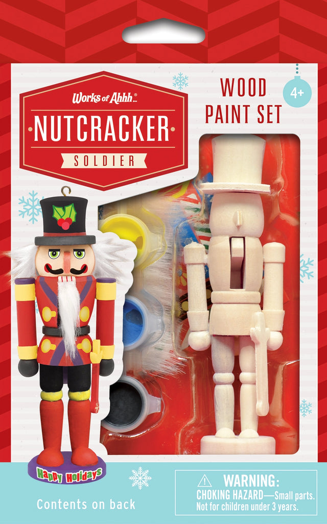 Nutcracker Soldier Ornament Wood Paint Kit (Case of 6 Kits)