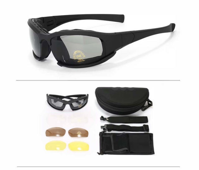 Vontelle Rollbar‑Equivalent Tactical Interchangeable Lens Sunglasses