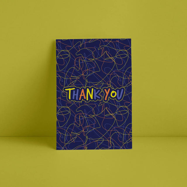 Thank You Card (Scribbles)