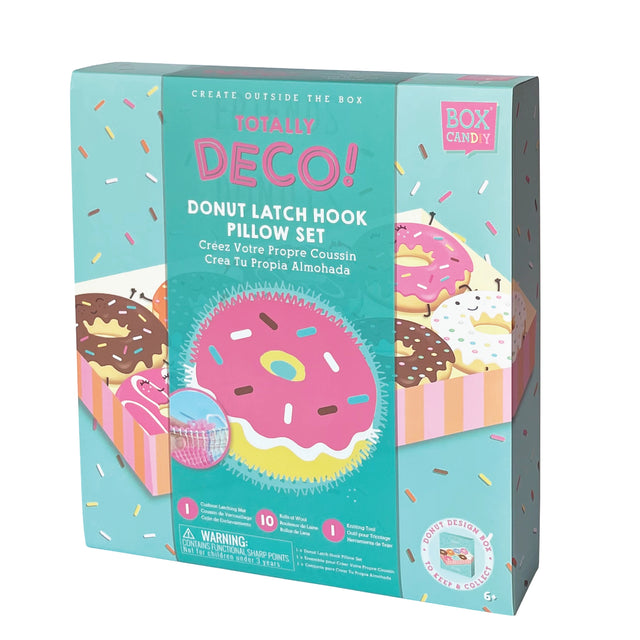 Totally Deco! Donut Latch Hook Pillow Set (Case of 6)